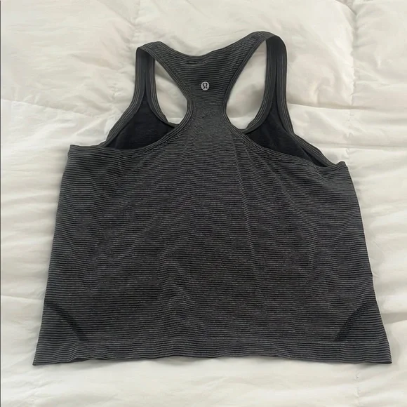 lululemon athletica Black Sports Bra Racerback Design - Picture 3 of 4
